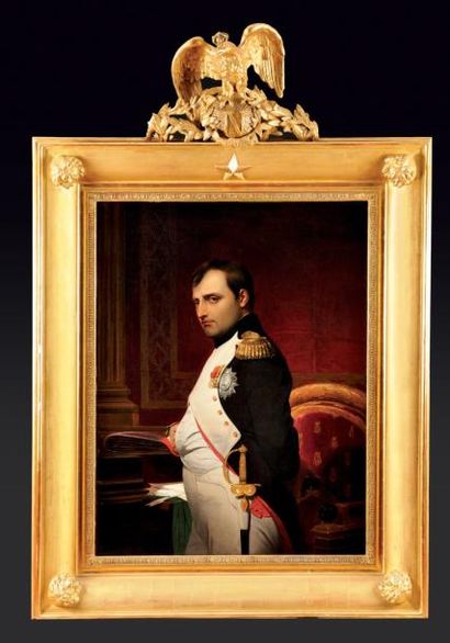 Paul Delaroche (1797-1856), attribué à «L'empereur Napoléon Ier dans son cabinet...