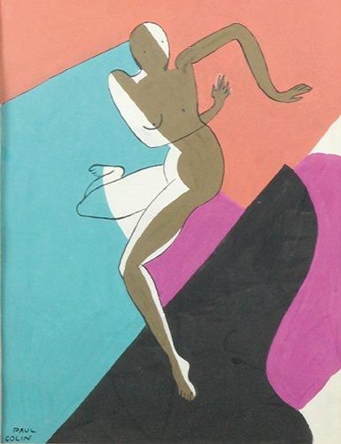 Paul COLIN (1892-1985) Danseuse Gouache sur papier Signée en bas à gauche 49 x 37...