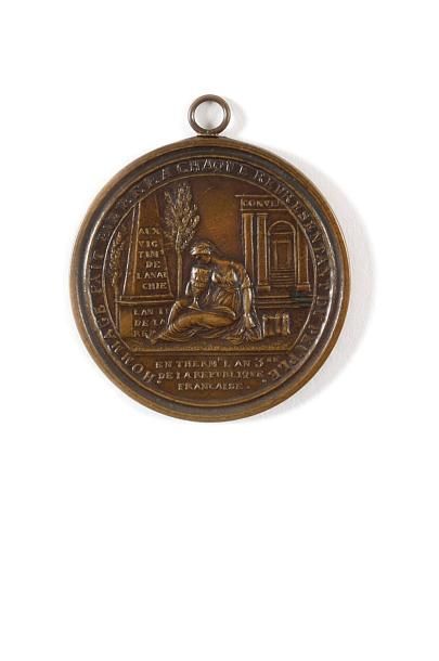  MEDAILLE DE PALLOY «Hommage fait par P.F.P à chaque représentant du Peuple.» Médaille...