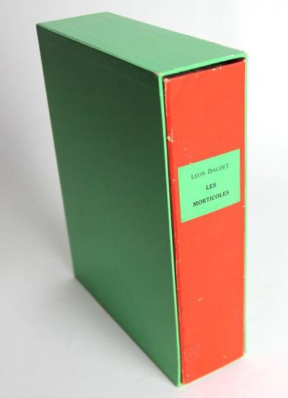 DAUDET Léon Les Morticoles. Paris, Valère, 1939 , in-8, 355 pp., [1] f. en ff., couverture...