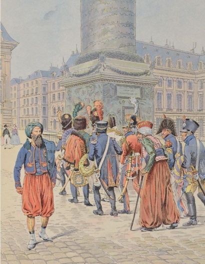 BOUCHOT Henri L'Epopée du costume militaire français. Aquarelles et dessins originaux...