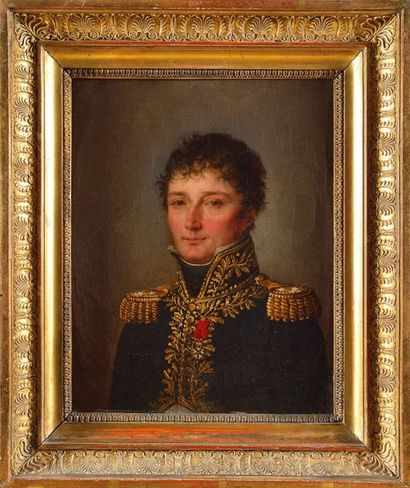 Henri Nicolas VAN GORP (1756-1819) «Portrait du Général Jean Pierre Baron Baillod,...