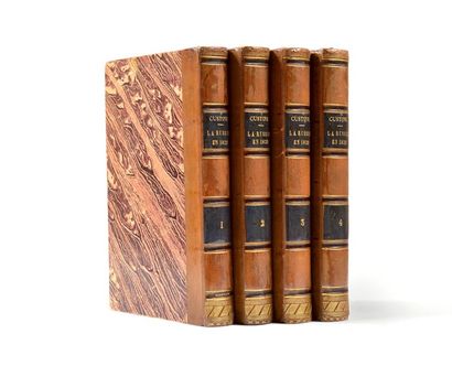 CUSTINE (Astolphe de) La Russie en 1839. Paris, Librairie d'Amyot, 1843. 4 volumes...