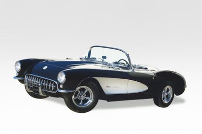 null 1957 CHEVROLET CoRvette C1 Châssis n° e575105905 Carte grise collection La première...