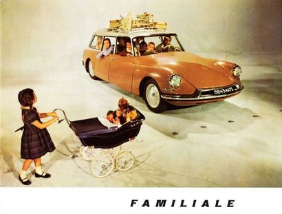null 1967 CITROEN FAMILIALE iD 21 F break 8 places Châssis n° 3554194 Carte grise...