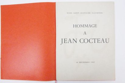null Hommage à Jean Cocteau 18 décembre 1963. Programme de la «Messe en Si» donnée...