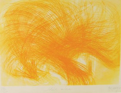 Jean MESSAGIER (1920-1999) Soleil endormi Lithographie numérotée 298/300 Signée en...