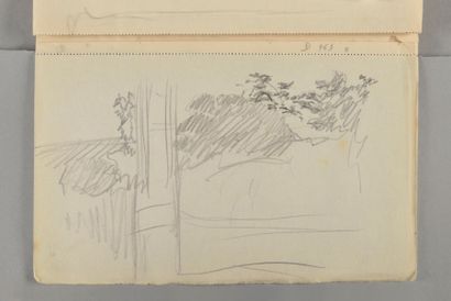 Pierre Bonnard, 1867-1947 Carnet de 1910-1917 Carnet à couverture de papier bristol...