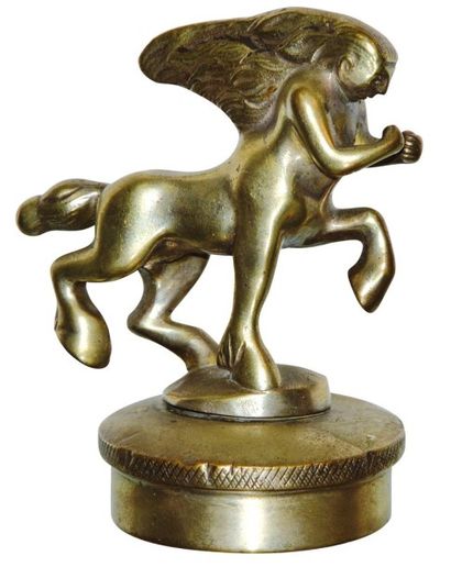 null Automobiles DIXI «Centaure» Bronze nickele. H: 8 cm