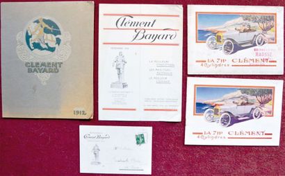 null Clement Bayard Catalogue 8 pages "7 hp, 4 cyl" Vers 1914 - Catalogue 8 pages...