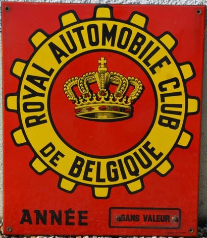 Plaque emaillee Royal Automobile Club de...