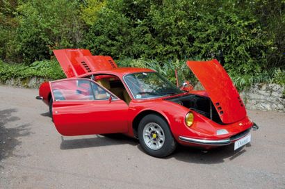 1973 FERRARI DINO 246 GT Chassis n° 05322 
certificat Ferrari 
Carte grise française...