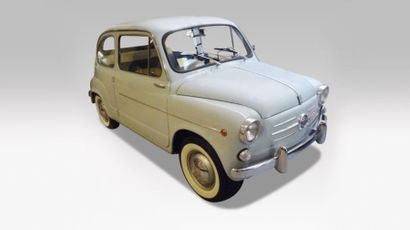 1963 FIAT 600 Chassis n° 100D1545026
 A immatriculer en collection 

La Fiat 600...