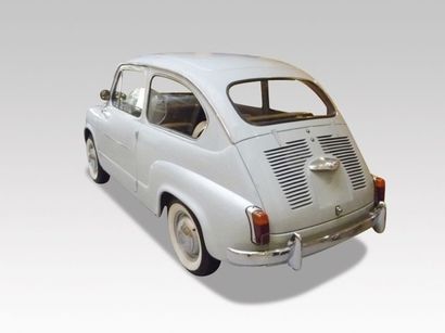 1963 FIAT 600 Chassis n° 100D1545026
 A immatriculer en collection 

La Fiat 600...