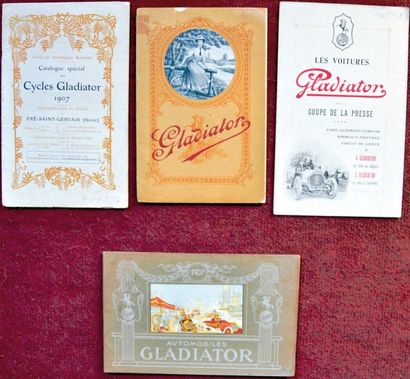 null Gladiator Catalogue 24 pages "Cycles & Automobiles" 1908 - Catalogue 24 pages...