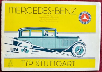 Mercedes 1928/29 Catalogue 16 pages couleur...