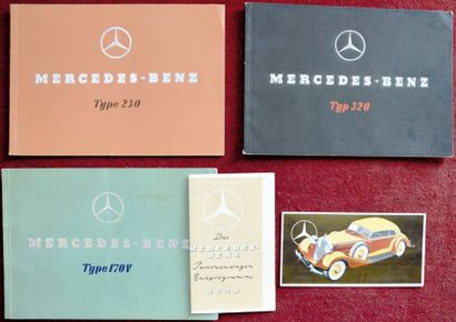 Mercedes 1936 Catalogue 34 pages couleur...