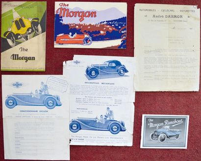 null Morgan Catalogue 12 pages "Gamme Runabout" 1926 En anglais - Catalogue 8 pages...