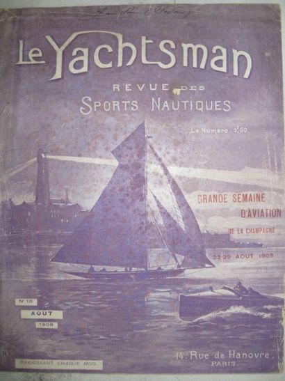 null REVUE MENSUELLE «Le Yachtsman, revue des sports nautiques» suite incomplète...