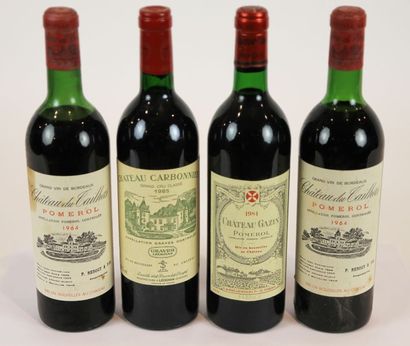 null Château TAILHAS Pomerol 1964 2 bouteilles 1 Légèrement bas, 1 Haute épaule,...