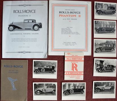 null «Rolls Royce» Catalogue orignal 1905, en Anglais, manque la carte postale retour...