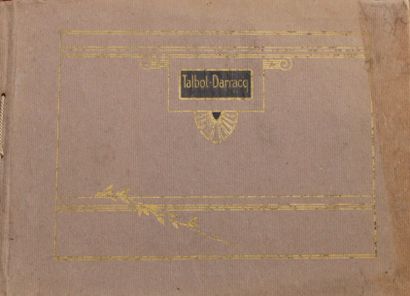 null "Talbot Darracq" 1919-1920 Catalogue 8 pages, 4 & 8 Cylindres, 1919/20 - Luxueux...