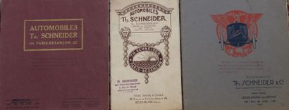 null "Th. Schneider" Avant 14 Catalogue 16 pages, descriptif, photos et prix. 1911...