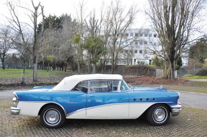 1955 BUICK CENTURY CABRIOLET 
Châssis: 6B1096477 
Carte grise française 
Créé pour...