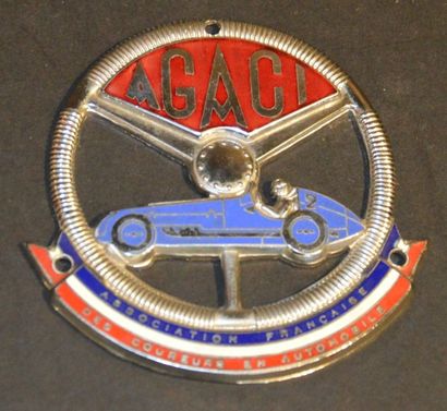 null «A.G.A.C.I» Badge automobile de l'A.G.A.C.I (Association générale des amicales...