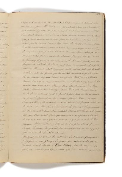 RUSSIE. [Vendramini (Francesco)] Manuscrit intitulé «Souvenir de l'année 1812 par...