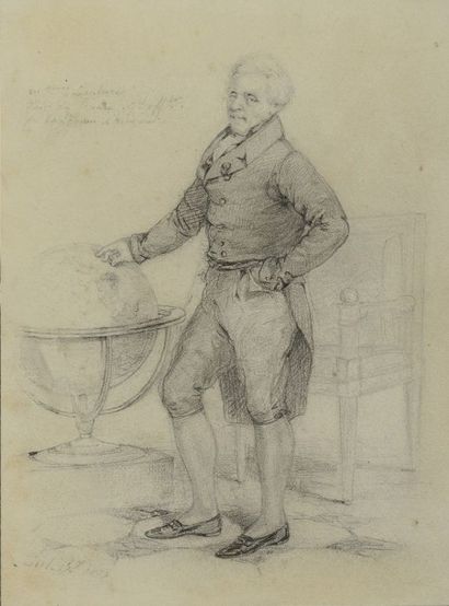Jules BOILLY (attribué à) (Paris1796 - 1874) Portrait de Pierre Simon de Laplace...