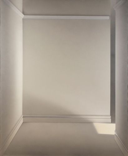 EDUARDO OLIVEIRA CEZAR (1942-2006) Angle de la pièce, vu de trois pans de mur avec...