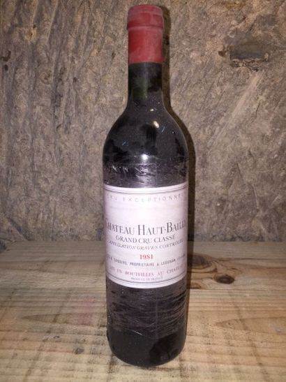 null 6 Bouteilles Château HAUT BAILLY (Graves) 1981