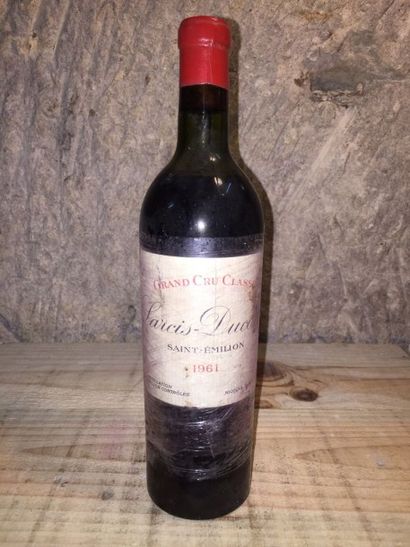 null 1 Bouteille Château LARCIS DUCASSE (St Emilion GCC1) NLB/début épaule 1961