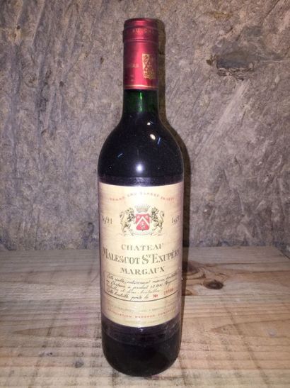 null 6 Bouteilles Château MALESCOT ST EXUPERY (Margaux) 1991