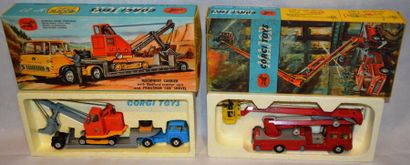 CORGI Coffret Machinery Carrier – Référence Gift Set N°27, bleu gris et orange, avec...
