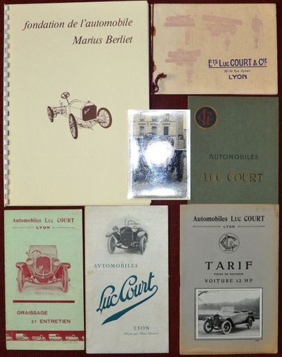 null "Luc Court à Lyon" Catalogue 16 pages sous couverture cartonnée, 1913 – Catalogue...