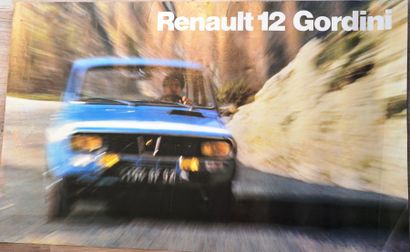 null "Renault 12 Gordini" Affiche d'intérieur, éditée par Publicis pour Renault en...
