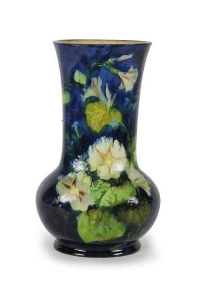 MONTIGNY-SUR-LOING - Atelier de Louis-Eugène Schopin Grand vase à panse renflée à...