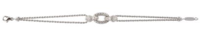 BOUCHERON BRACELET en or gris collection «serpent» serti de diamants de taille brillant.
Longueur:...