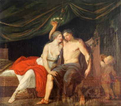 Jean-Martin AUBEE (Liège 1756 - ?) Bacchus et Ariane
Sur sa toile d'origine 75 x...