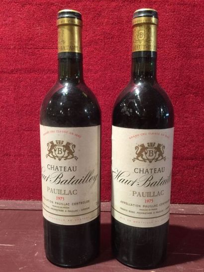 null 2 BLLE
Château HAUT BATAILLEY (Pauillac) 1975
Très belles