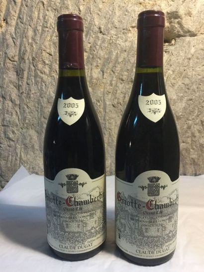 null 2 BLLE
GRIOTTES CHAMBERTIN (Claude Dugat) 2005
Très belles