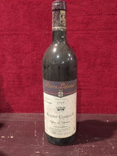 null 10 BLLE
RESERVE CHARLES V (Cotes de Duras) 1994
Belles