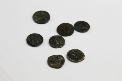 null Lot de 7 monnaies Romaines