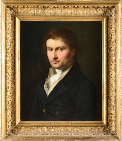 Ecole FRANCAISE du XIXème siècle, vers 1800 «Portrait de Jérôme Bonaparte» Toile...