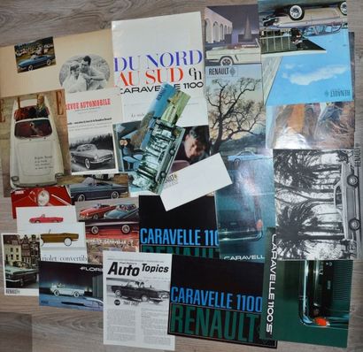 null "Renault, Floride & Caravelle"
Catalogue de prestige grand format, tirage à...