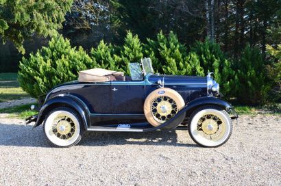 null 1931 FORD A Roadster DELUXE (ex Moussinet) 
Châssis n° 11375
Carte grise de...