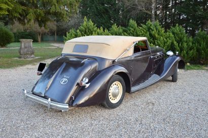  1936 DELAGE D8 Châssis n° 51 597 Carte grise de collection La Delage D8 est le modèle...