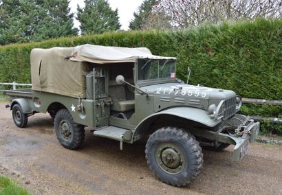 null 1942 DODGE WC51 AVEC REMORQUE 
Châssis n° 81778599
Carte grise française 

La...